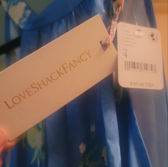 Loveshack Fancy x Free People Brinda Maxi size 4 BNWT - Picture 8 of 8